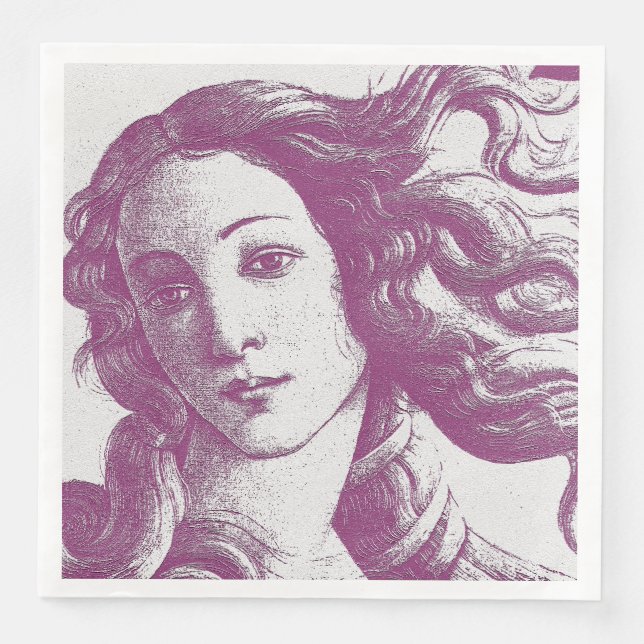 Venus * Sandro Botticelli    Napkin (Front)