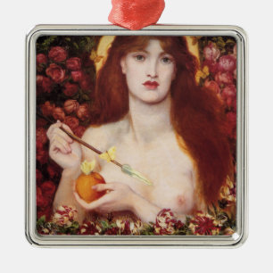 Venus Verticordia (by Dante Gabriel Rossetti) Metal Tree Decoration