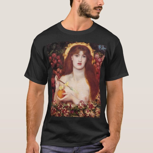 Venus Verticordia (by Dante Gabriel Rossetti) T-Shirt (Front)