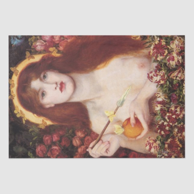 Venus Verticordia (by Dante Gabriel Rossetti) Tissue Paper (Front)