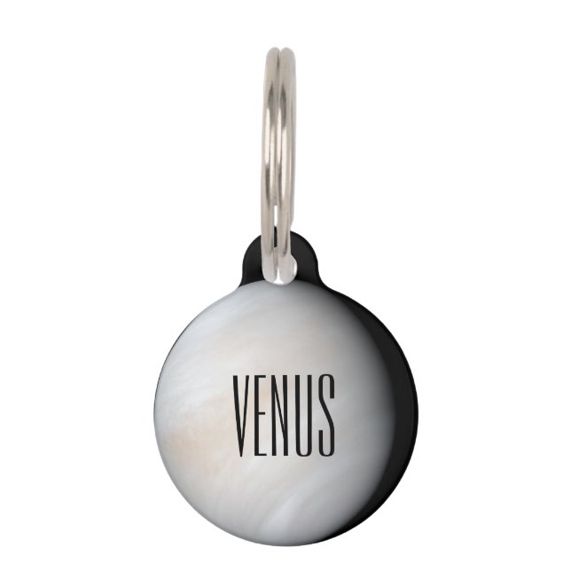 Venus with clouds pet tag (Front)