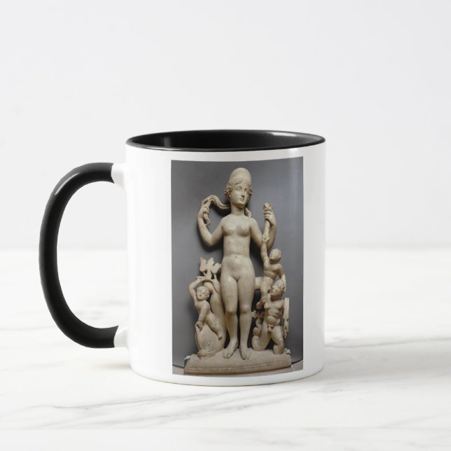 Venus with putti, a triton and a dolphin, Roman, 4 Mug (Left)