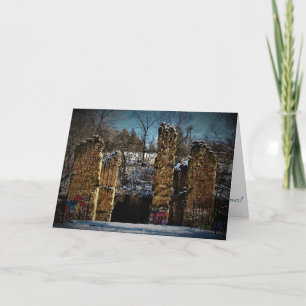 "Ver-Mill Ruins" Christmas Card
