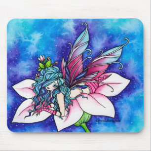Vera Fairy Fantasy Flower Mouse Mat