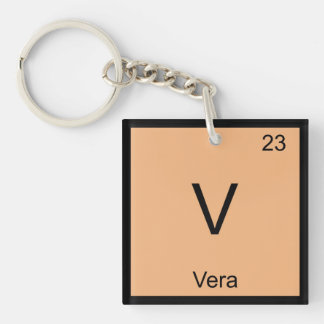 Vera Name Chemistry Element Periodic Table Key Ring