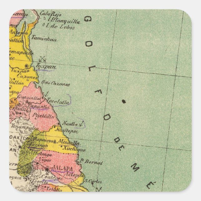 Veracruz, Mexico Square Sticker (Front)