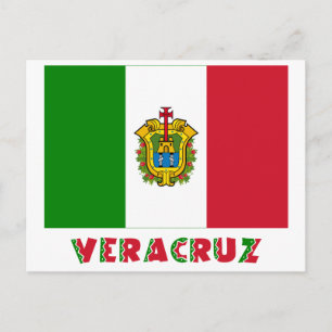Veracruz Unofficial Flag Postcard