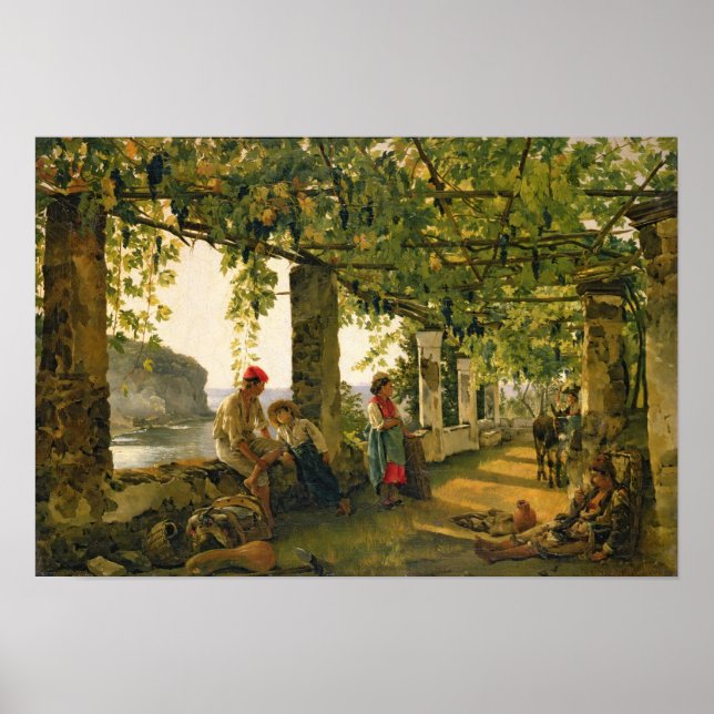 Verandah with twisted vines, 1828 poster (Front)