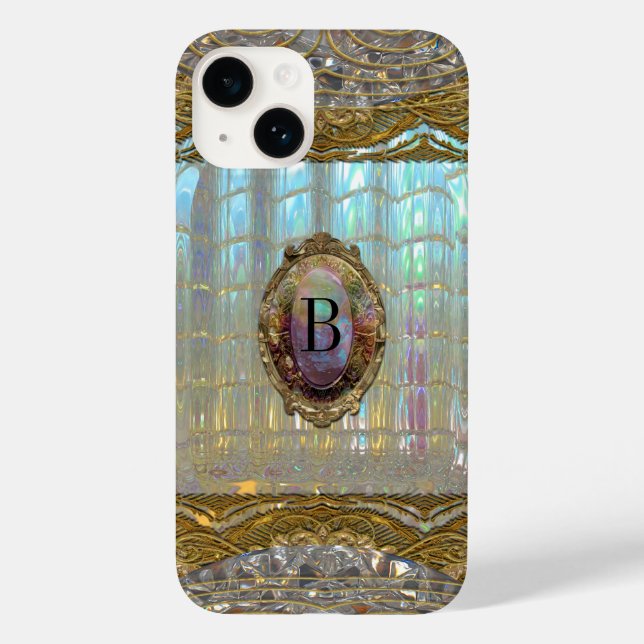 Veraspece Sweet Baroque  Monogram Case-Mate iPhone Case (Back)