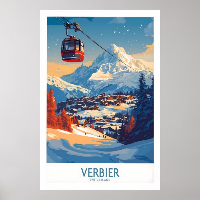 Verbier Wall Art Print 1 (Front)