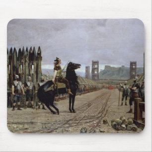 Vercingetorix before Caesar, 52 BC, 1886 Mouse Mat