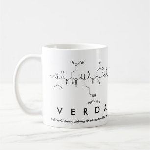 Verda peptide name mug