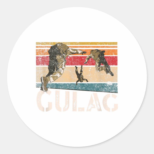 Verdansk Warzone Gulag Gaming Multiplayer Video Ga Classic Round Sticker (Front)