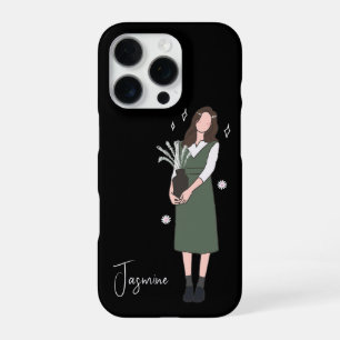 Verdant Blossom Customisable iPhone 16 Pro Case