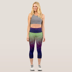 Verdant Eclipse Capri Leggings