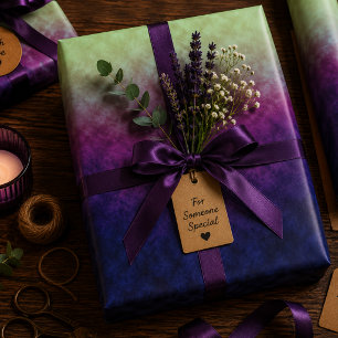 Verdant Eclipse Wrapping Paper Sheet