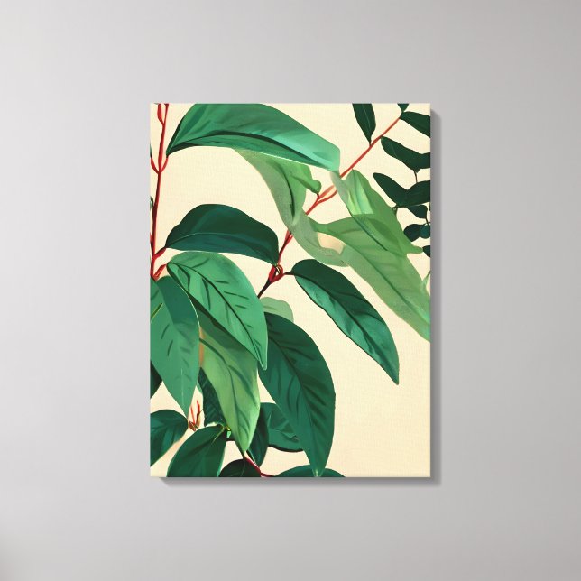  Verdant Glow Canvas Print (Front)