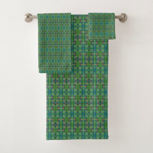 Verdant Kaleidoscope Harmony Towel Set