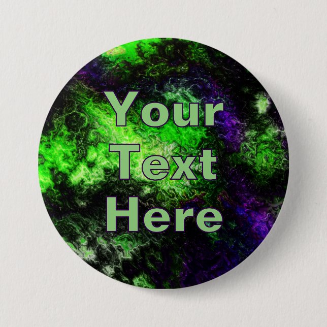 Verdant Purple 7.5 Cm Round Badge (Front)