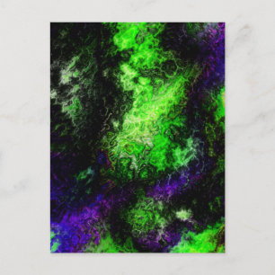 Verdant Purple Postcard