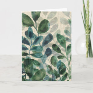 Verdant Sophistication — Tropical Leaves Card