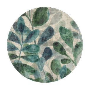 Verdant Sophistication - Tropical Leaves Cutting Board