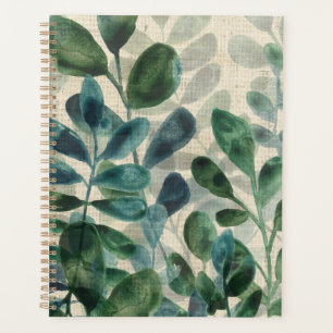 Verdant Sophistication - Tropical Leaves Planner