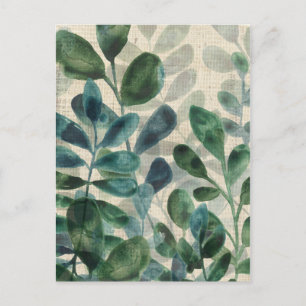 Verdant Sophistication - Tropical Leaves Postcard