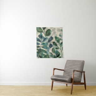Verdant Sophistication - Tropical Leaves Tapestry