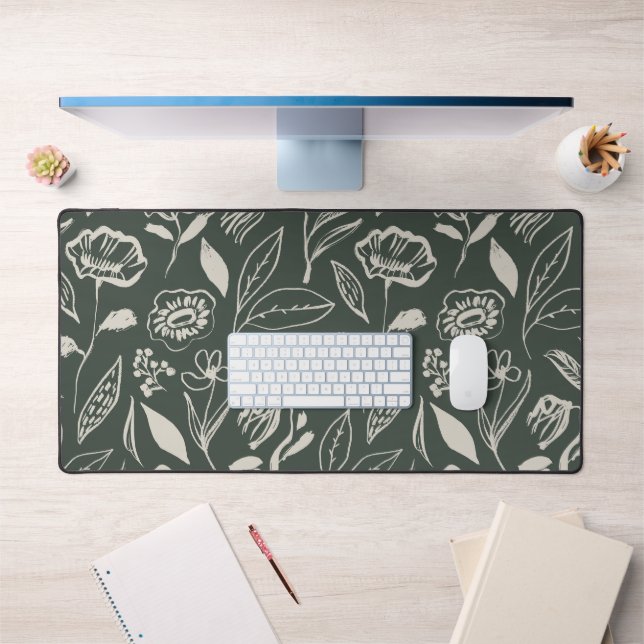 Verdant Whisper Desk Mat (Office 1)