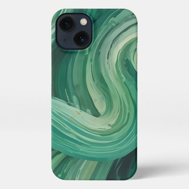 Verde Caótico iPhone Case (Back)