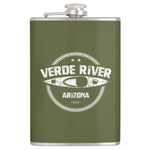 Verde River Arizona Kayaking Hip Flask