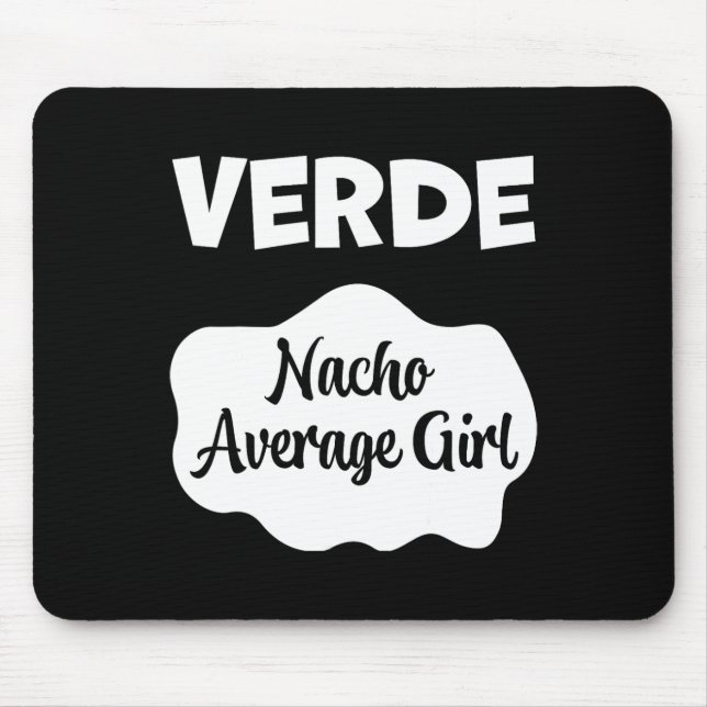 Verde Taco Sauce Costume Women Men Kids Halloween  Mouse Mat (Front)