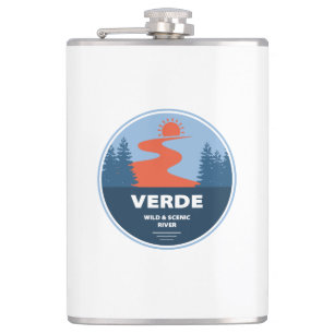 Verde Wild And Scenic River Arizona Hip Flask