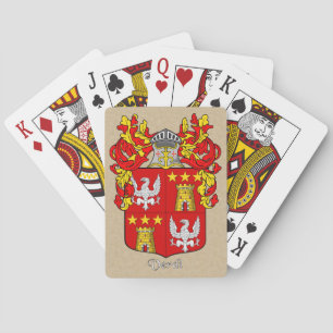 Verdi Heraldic Shield and Mantle Playing Cards