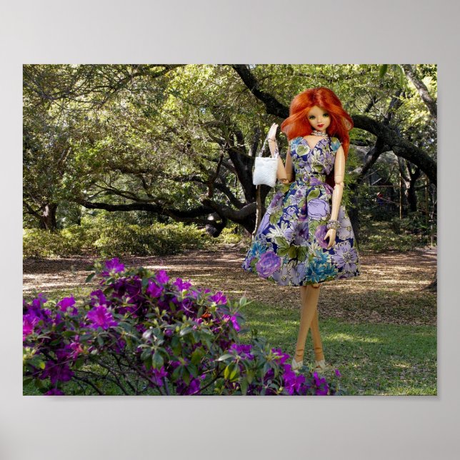 Verdi & Houston Zoo Florals Poster (Front)