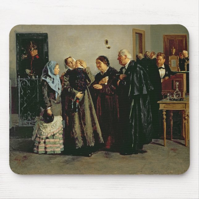 Verdict, 'Not Guilty', 1882 Mouse Mat (Front)