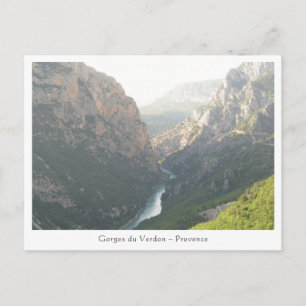 Verdon Gorge, France Postcard