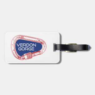Verdon Gorge France Rock Climbing Carabiner Luggage Tag