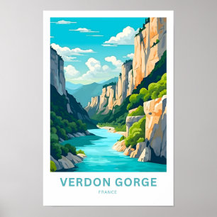 Verdon Gorge France Travel Print