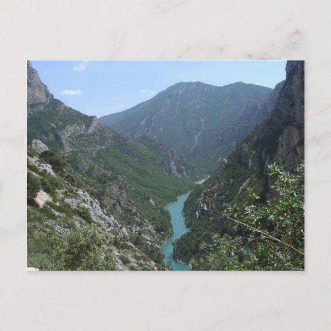 Verdon Gorge Postcard (Front)