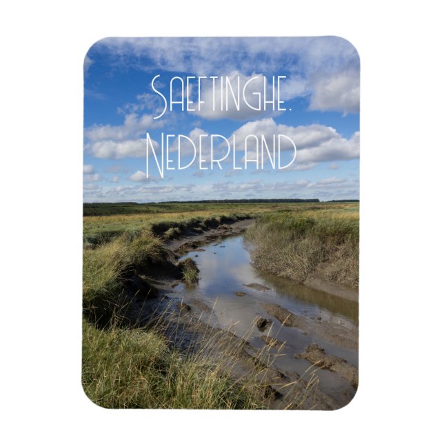 Verdronken Land van Saeftinghe, the Netherlands Magnet (Vertical)