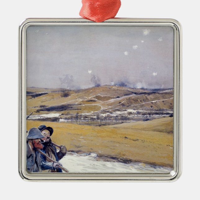 Verdun, 1916 metal tree decoration (Front)