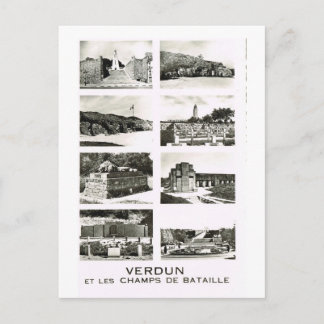 Verdun,   and the battlefields postcard