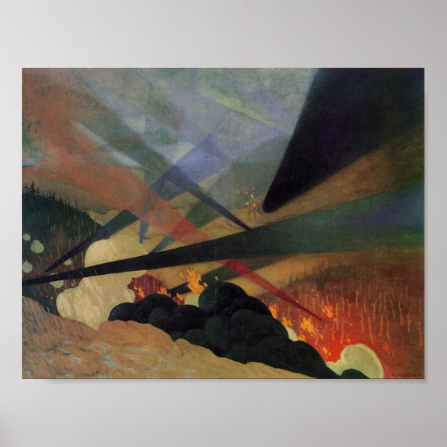 Verdun (by Félix Vallotton) Poster (Front)