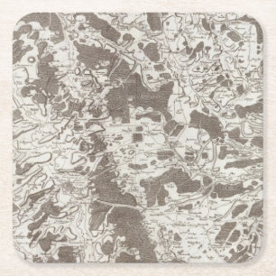 Verdun Square Paper Coaster