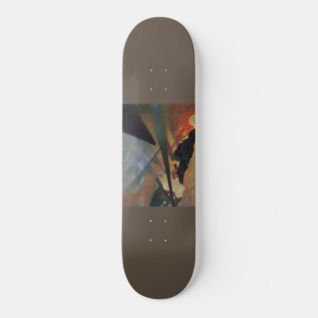 Verdun (World War One Battle Scene) (by Vallotton) Skateboard (Front)