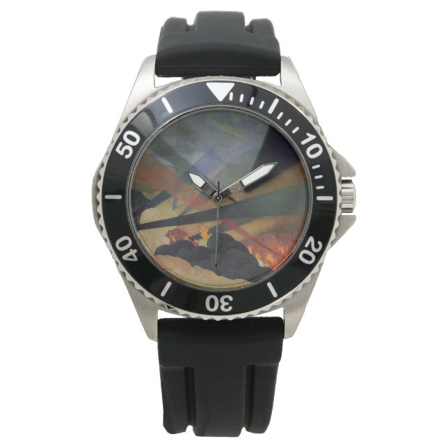 Verdun (World War One Battle Scene) (by Vallotton) Watch (Front)