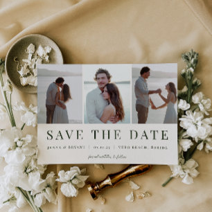 VERDURE Minimalist 3 Photo  Save The Date