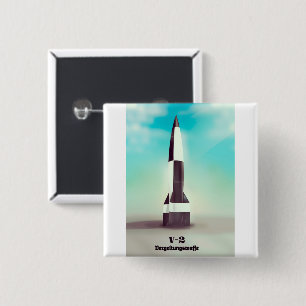 Vergeltungswaffe V2 Rocket 15 Cm Square Badge